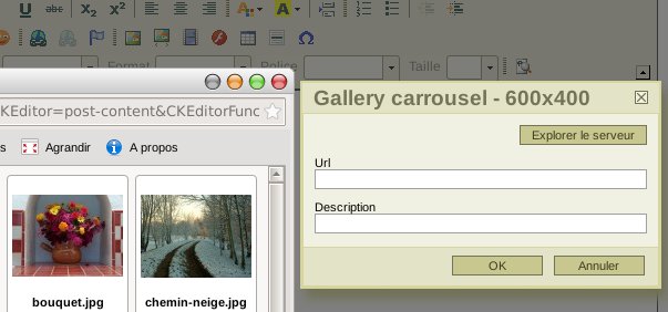 Plugin Carrousel pour CKEditor